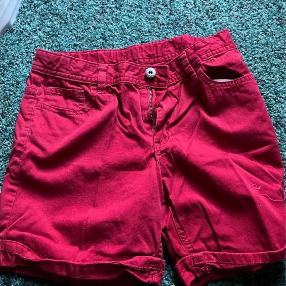 Faded Glory Red Shorts